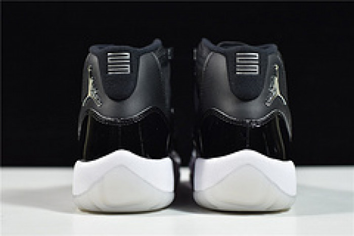 Air Jordan 11 25th Anniversary Black Silver Eyelets CT8012-011
