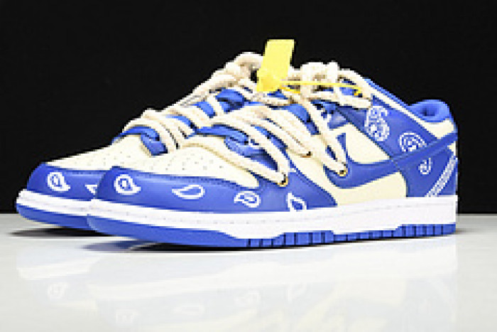 NIKE DUNK LOW RETRO BLACK/YPER COBALTWHTE DD1931-001