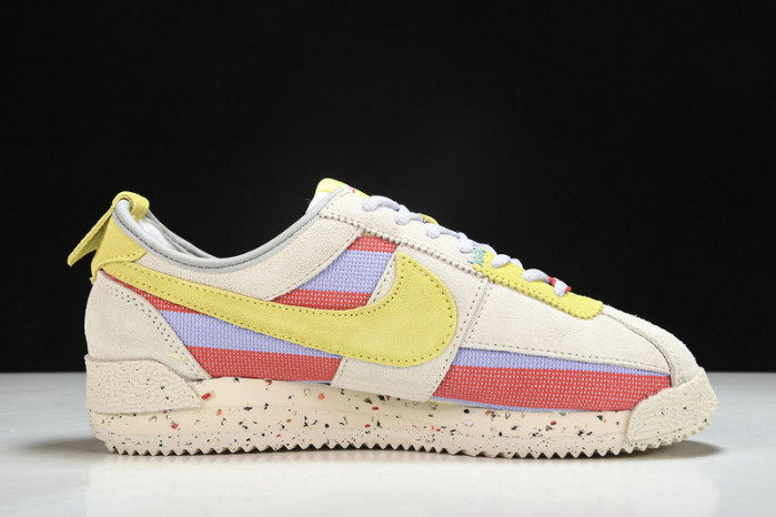 UNION X NIKE CORTEZ YELLOW PURPLE RED DR1413-100