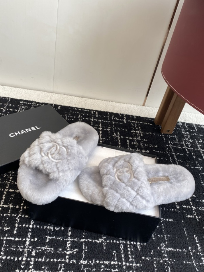 CH*NEL SLIPPERS