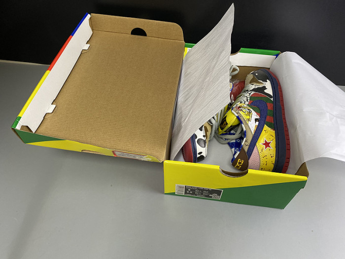 Nike Duck Low Pro White Red Yellow 318403-175